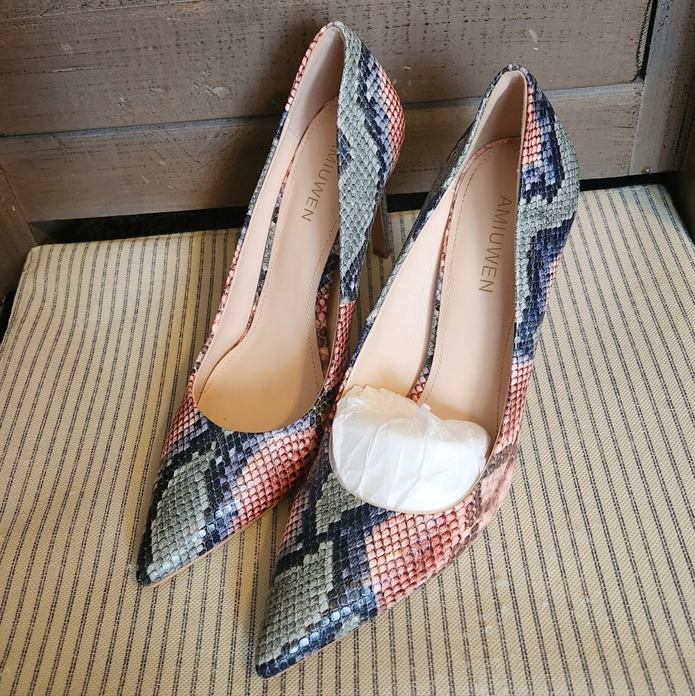 Women Snakeskin Stilettos